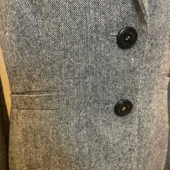 Calvin Klein Gray Two-Button Tailored Blazer - Picture 3 of 6